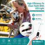 ECO CREST - Dog & Cat Dental Cleaning Tool with LED Light