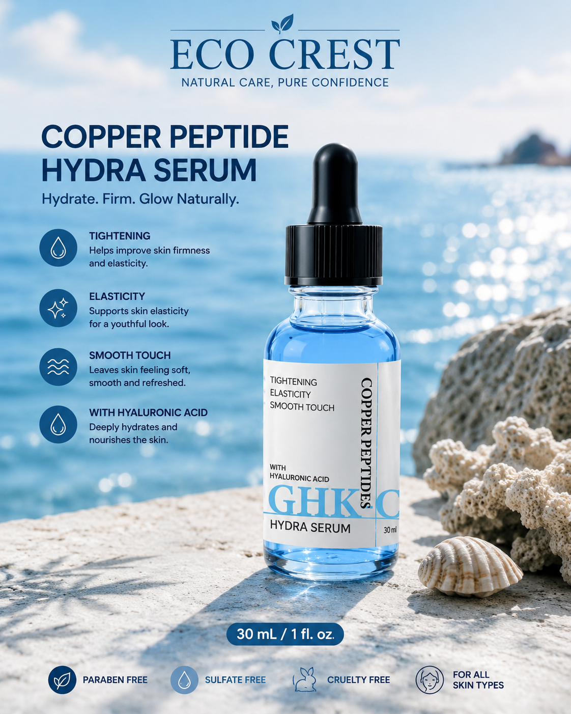 ECO CREST - Copper Peptide Hydra Serum