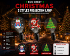 ECO CREST - Halloween LED Projection Lamp