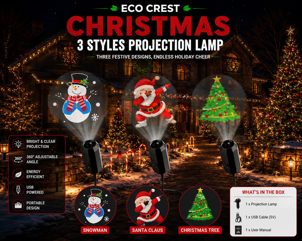 ECO CREST - Halloween LED Projection Lamp