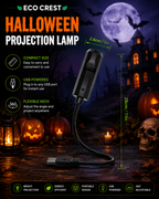 ECO CREST - Halloween LED Projection Lamp