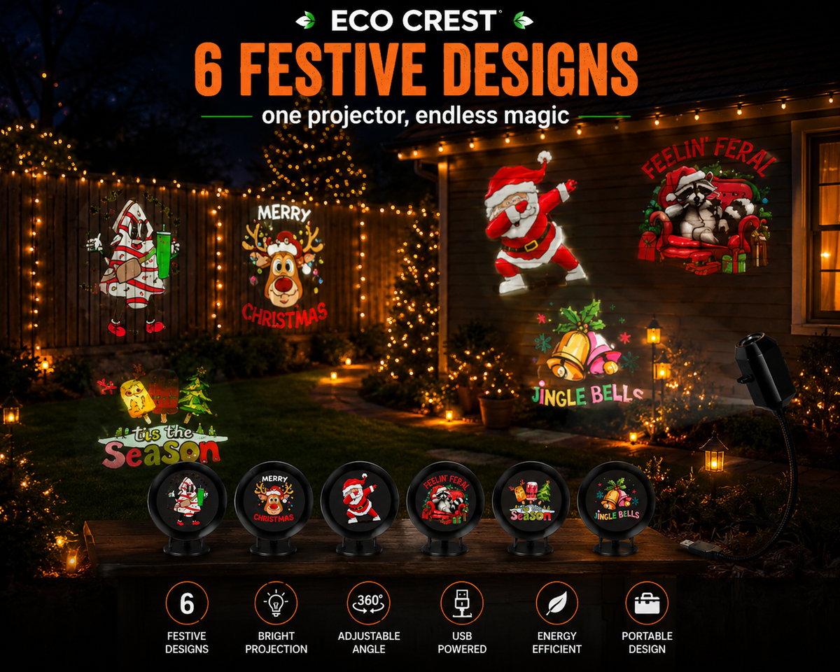 ECO CREST - Halloween LED Projection Lamp