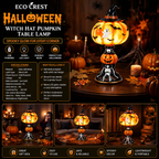 ECO CREST - Halloween Witch Hat Table Lamp