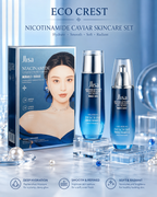 ECO CREST - Nicotinamide Caviar Toner & Lotion Set
