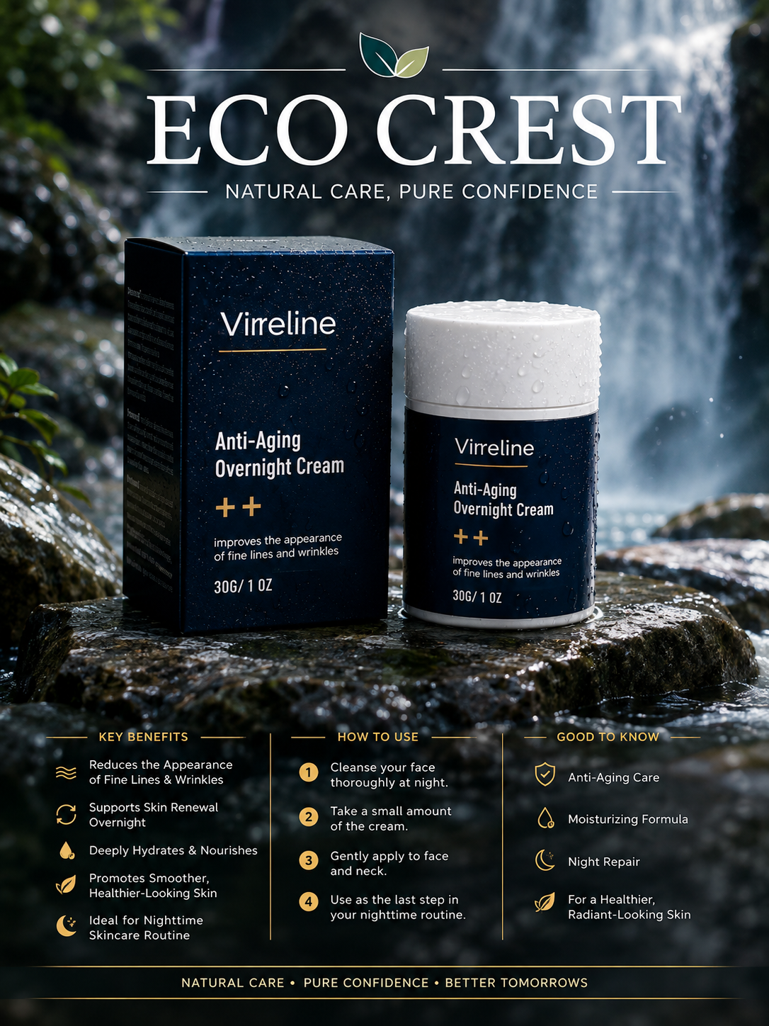 ECO CREST - Retinol Overnight Cream