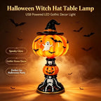 ECO CREST - Halloween Witch Hat Table Lamp