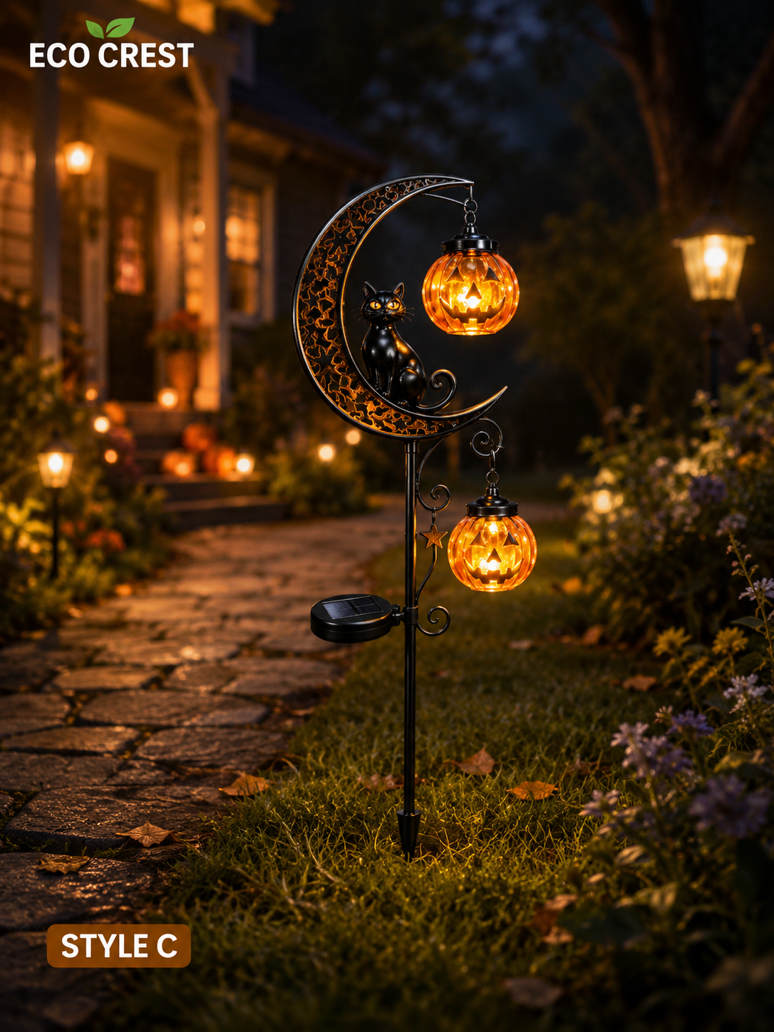 ECO CREST - Solar Halloween Garden Stake Light