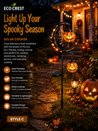 ECO CREST - Solar Halloween Garden Stake Light