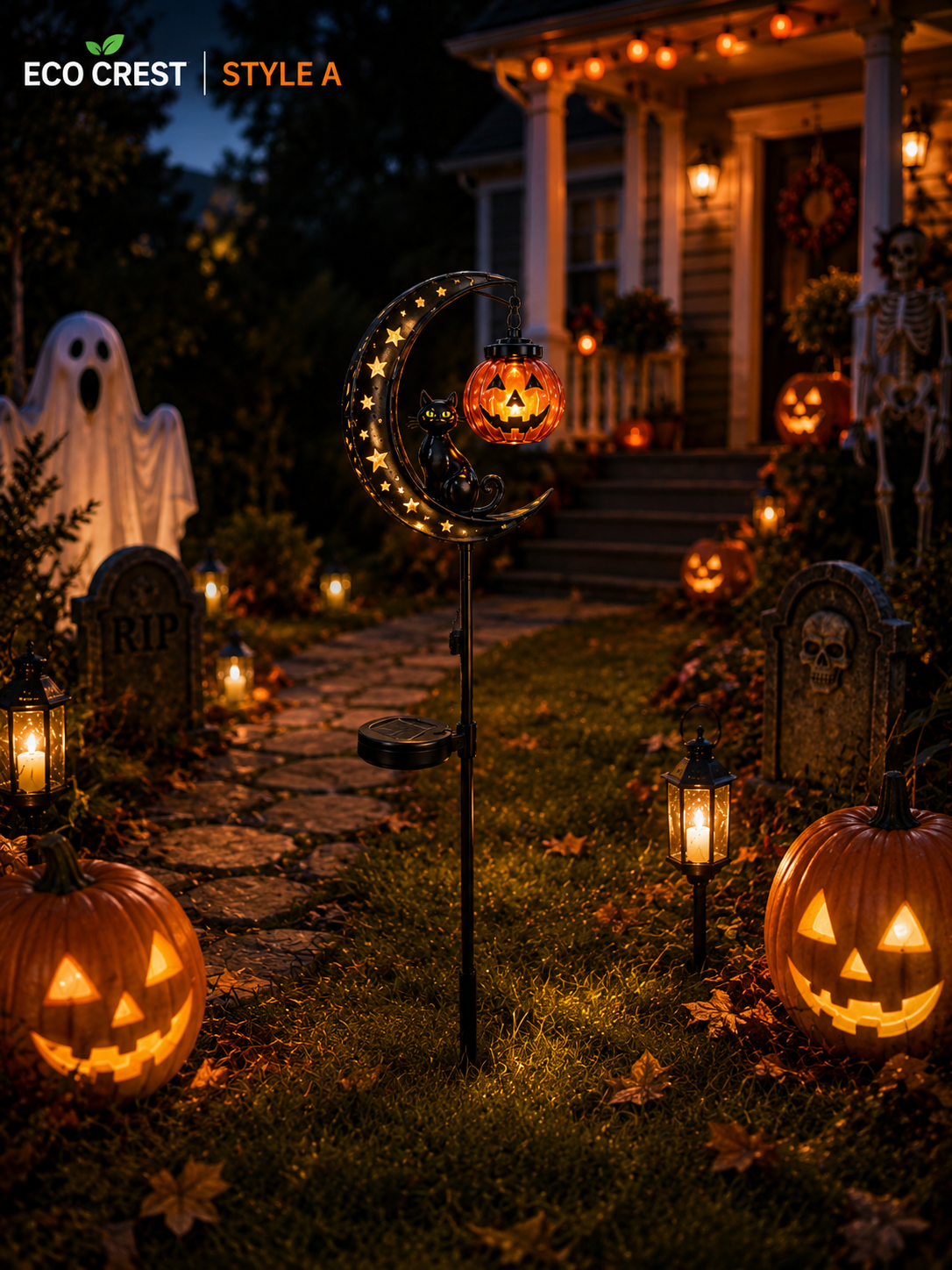 ECO CREST - Solar Halloween Garden Stake Light
