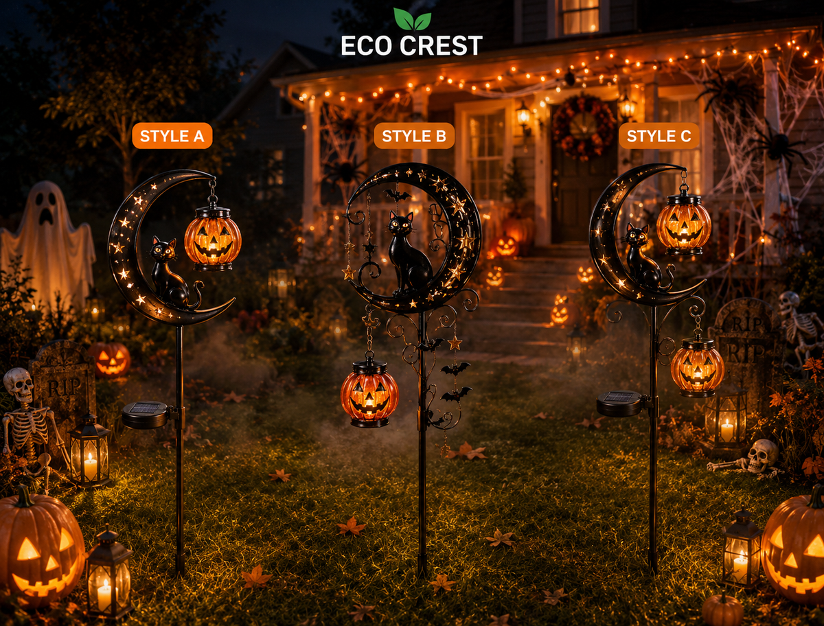 ECO CREST - Solar Halloween Garden Stake Light