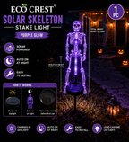 ECO CREST - Solar Skeleton Stake Light