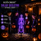 ECO CREST - Solar Skeleton Stake Light