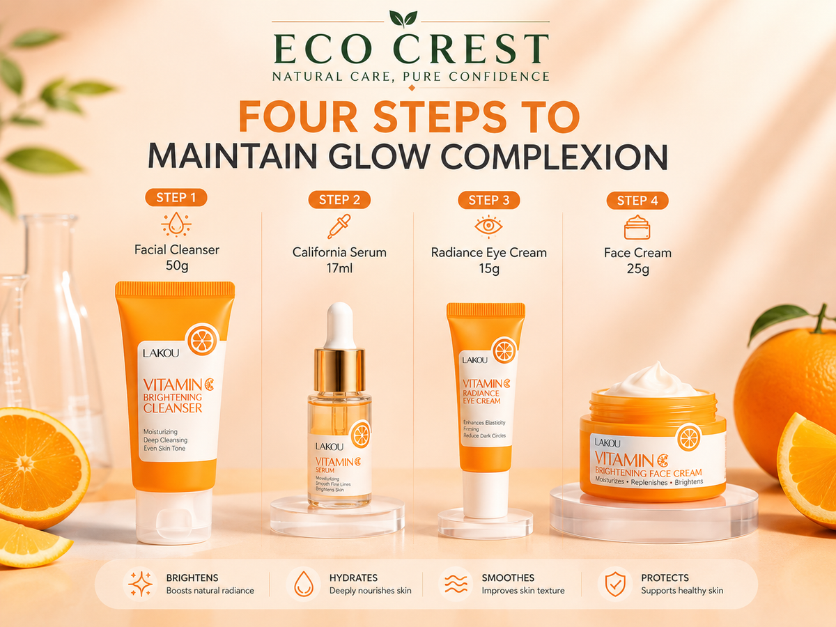 ECO CREST - Vitamin C Glow Skincare Set