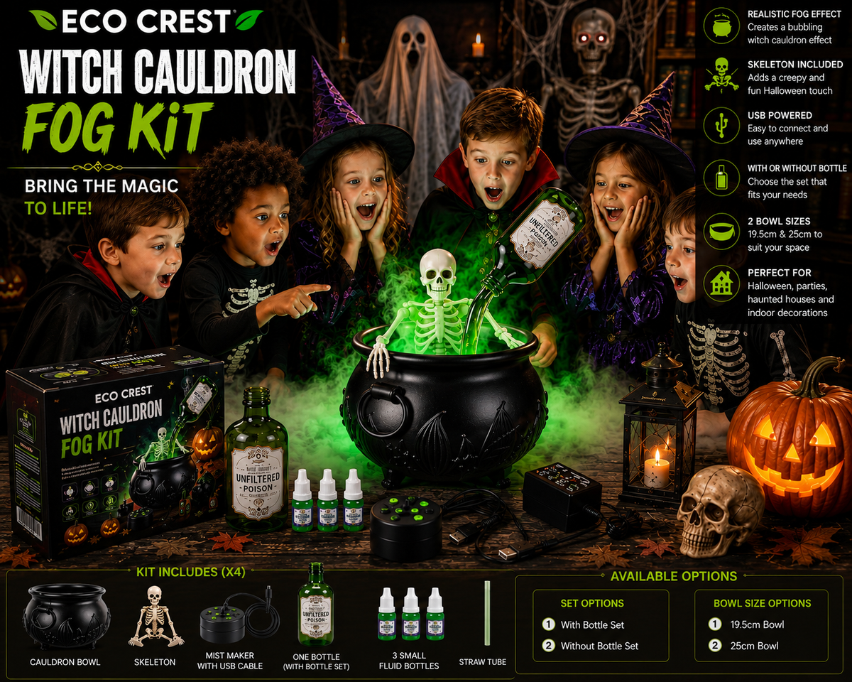 ECO CREST - Witch Cauldron Fog Kit