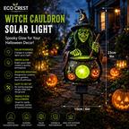 ECO CREST - Witch Cauldron Solar Light