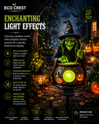 ECO CREST - Witch Cauldron Solar Light